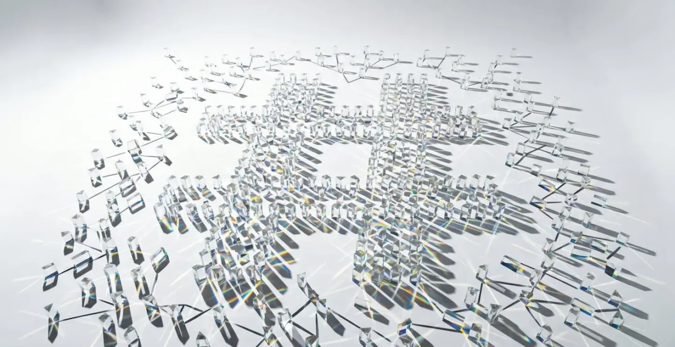 Représentation artistique de la viralité du symbole hashtag dans l'espace numérique